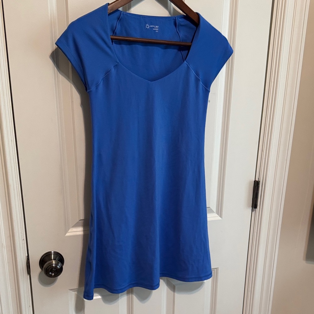 Offline by Aerie Blue romper size small